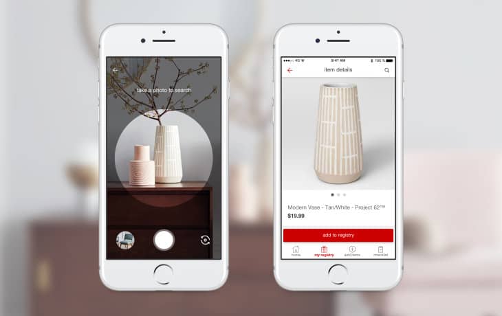 Imagine preluată de aici https://techcrunch.com/2017/09/25/target-is-adding-pinterests-visual-search-tool-to-its-app-and-website/